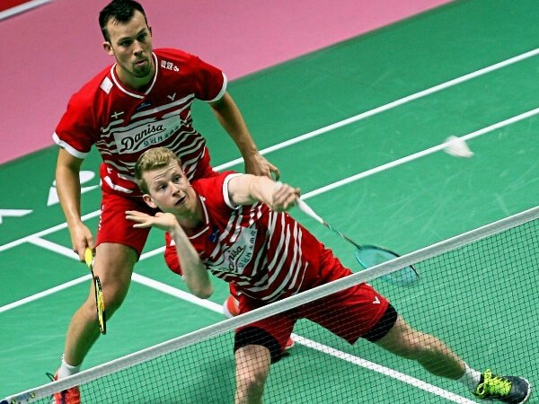 Kim Atrup-Anders Skaarup Rasmussen Kandas Babak 16 Besar Denmark Open