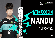 Guangzhou Charge Rekrut Roster Support Baru Chan-hee "Mandu" Kim