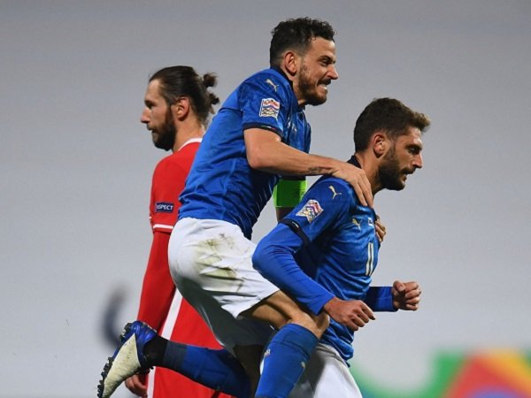 Italia menang meyakinkan atas Polandia di UEFA Nations League.