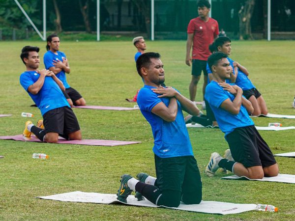 Saddil Ramdani saat berlatih bersama timnas Indonesia U-23