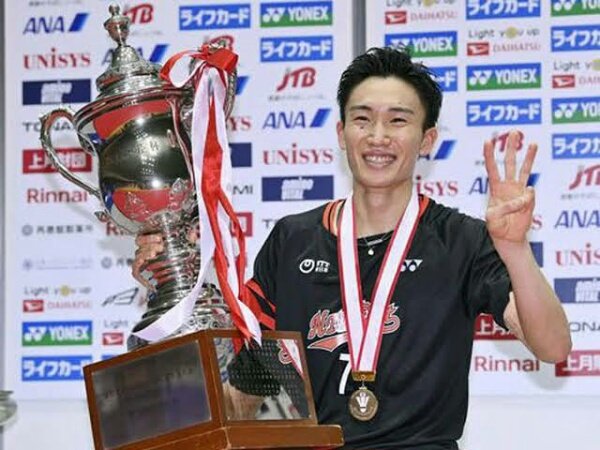 Kento Momota Raih Gelar All Japan Setelah Comeback Dari Kecelakaan