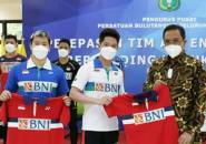 Dihadiri Ketua Umum, PBSI Lepas Tim ke All England