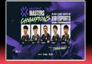 Tim Thailand X10 Esports Juara Perdana VCT Masters 1 Asia Tenggara