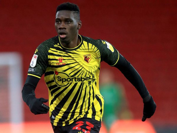 Pemain sayap Watford, Ismaila Sarr.