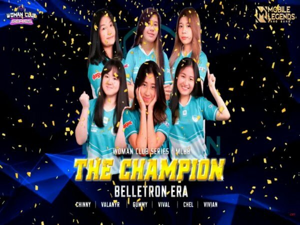 Belletron Era Raih Trofi Ketiganya usai Juara Woman Club Series MLBB