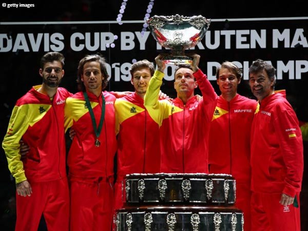 Tim Spanyol juara bertahan Davis Cup