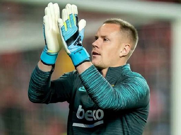 Kiper andalan Barcelona, Marc-Andre Ter Stegen.