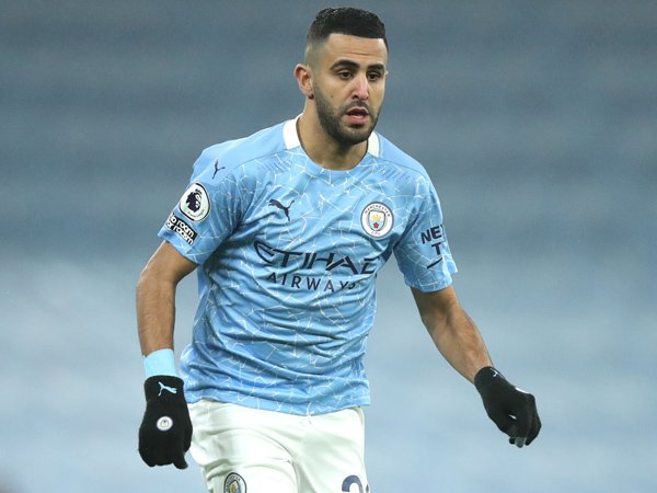 Winger Manchester City, Riyad Mahrez.