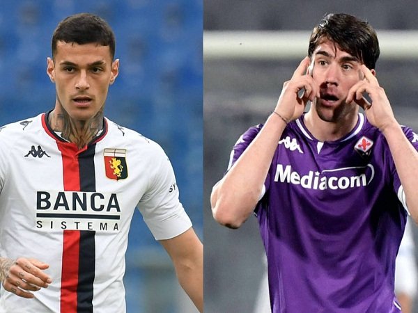 Target utama Milan Gianluca Scamacca dan Dusan Vlahovic