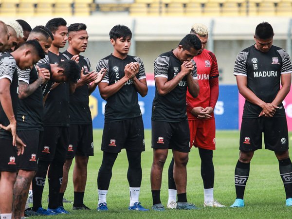 Latihan skuat Madura United