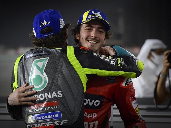 Valentino Rossi nilai Francesco Bagnaia sudah sangat cocok dengan motor Ducati.