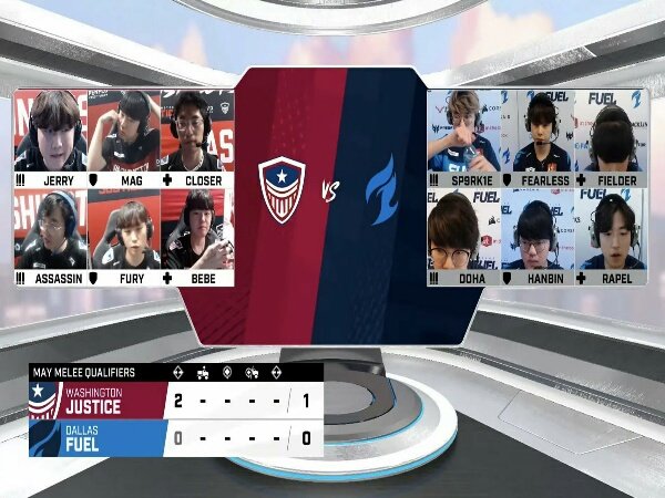 Washington Justice Awali OWL 2021 dengan Kemenangan atas Dallas Fuel