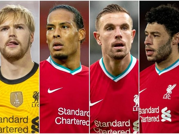 Liverpool memiliki 13 pemain yang kontraknya berakhir dalam dua tahun terakhir