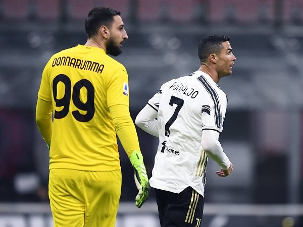 Gianluigi Donnarumma dan Cristiano Ronaldo