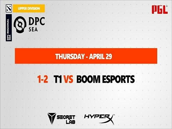 T1 Terbenam di Papan Bawah DPC SEA usai Kalah dari BOOM Esports