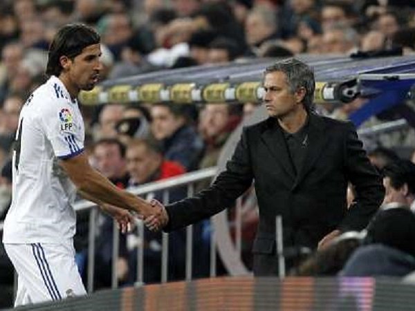 Sami Khedira saat masih dilatih Jose Mourinho.