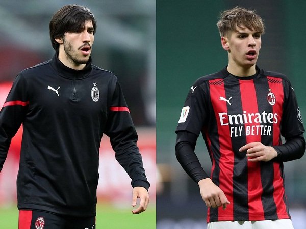 Sandro Tonali dan Giacomo Olzer