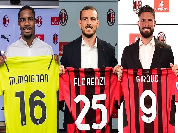 Tiga rekrutan anyar AC Milan