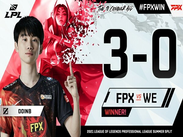 Capai Grand Final Playoff, FPX Tim LPL Pertama Lolos ke Worlds 2021