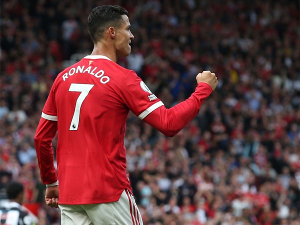 Penyerang Manchester United, Cristiano Ronaldo.