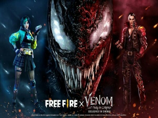 Resmi, Free Fire Kolaborasi dengan Film Venom: Let There Be Carnage