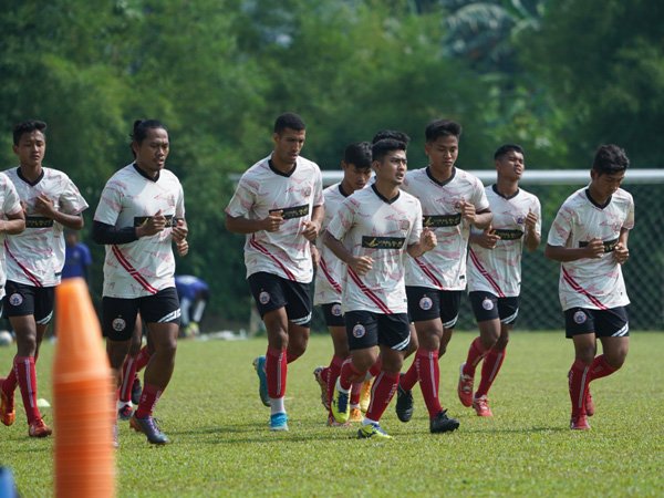 Latihan skuat Persija Jakarta