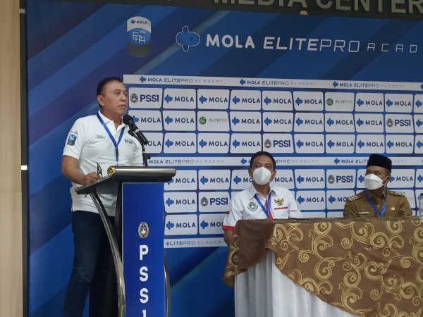 Mochamad Iriawan ketika membuka gelaran Elite Pro Academy