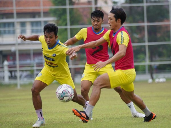 Latihan skuat Arema FC