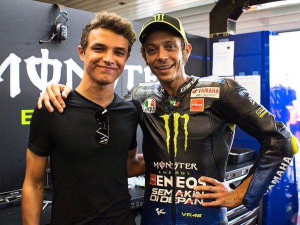 Lando Norris, Valentino Rossi