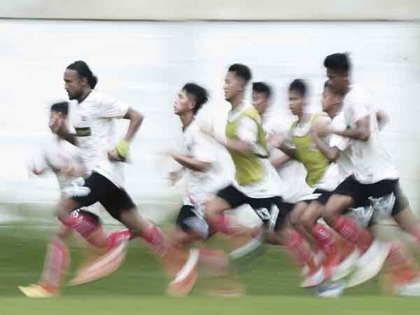 Persiapan skuat Persija Jakarta jelang seri ketiga