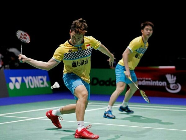 Atasi Korea, Kevin/Marcus ke Babak 16 Besar Indonesia Masters 2021