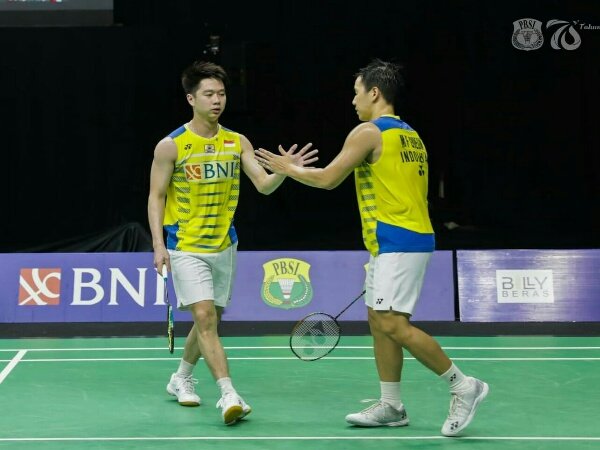 Kevin/Marcus Lolos Perempat Final Indonesia Masters 2021