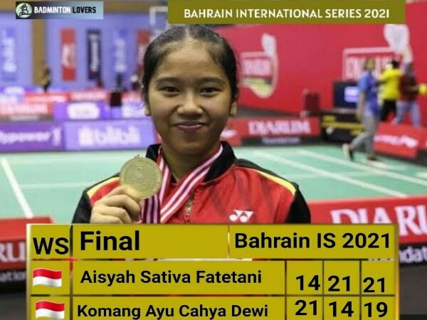 Indonesia Borong 3 Gelar di Bahrain Internasional Series 2021