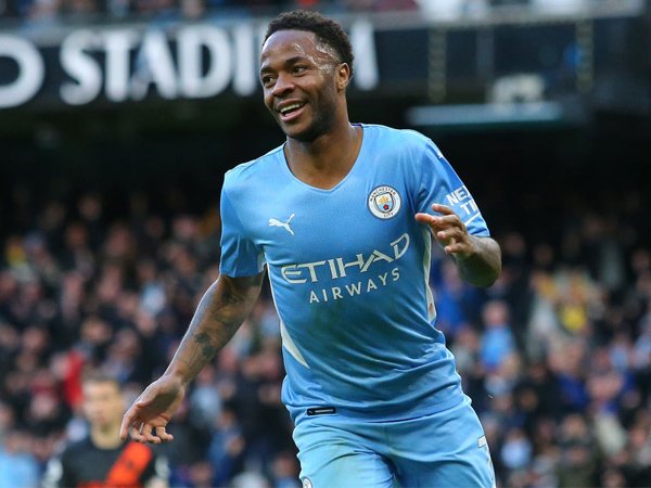 Winger Manchester City, Raheem Sterling.