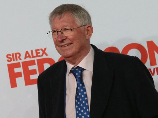 Manajer Manchester United, Sir Alex Ferguson.