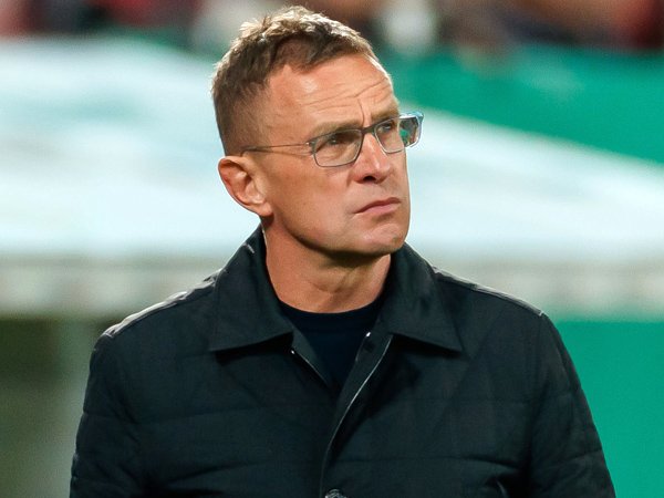 Manajer interim Manchester United, Ralf Rangnick.