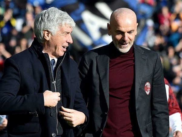 Stefano Pioli dan Gian Piero Gasperini