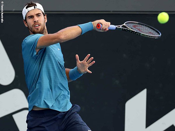 Karen Khachanov kantongi satu tiket perempatfinal Adelaide International 2 musim 2022