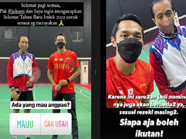 Jonatan Christie & Jokowi Ucapkan Selamat Tahun Baru Imlek