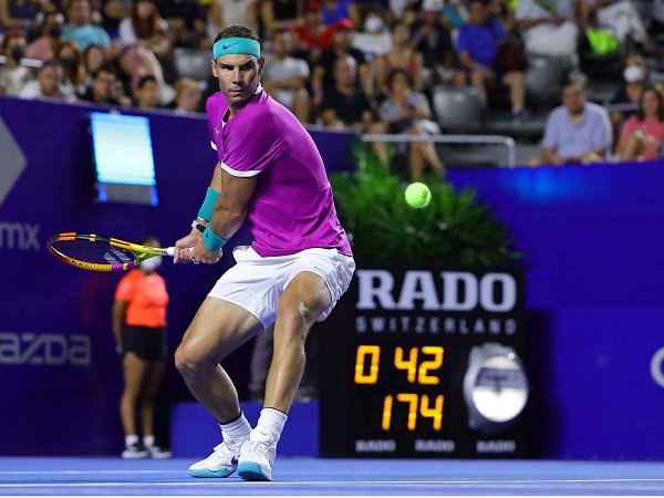 Rafael Nadal tak habiskan banyak waktu di laga pertama Mexican Open 2022