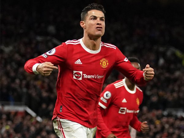 Penyerang Manchester United, Cristiano Ronaldo.