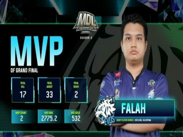 Falah MVP Final, EVOS Icon Raih Juara MDL ID Season 5