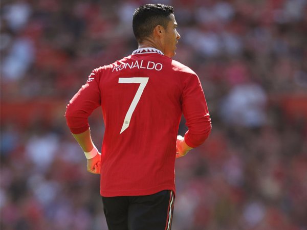 Penyerang Manchester United, Cristiano Ronaldo.