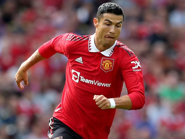 Penyerang Manchester United, Cristiano Ronaldo.