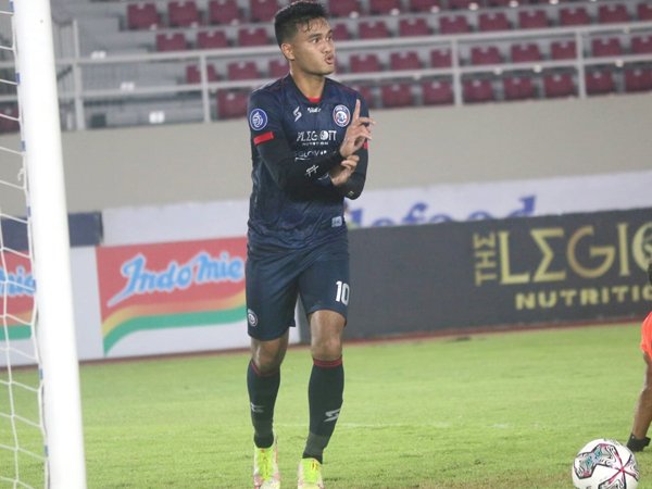 Penyerang Arema FC, Muhammad Rafli