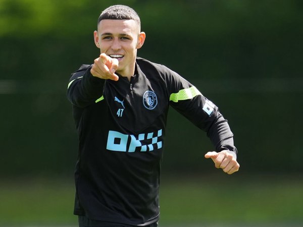 Gelandang Manchester City, Phil Foden.