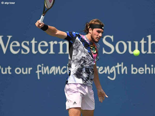 Stefanos Tsitsipas paksa Diego Schwartzman angkat kaki dari Cincinnati