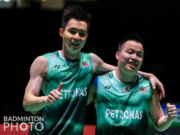 Aaron/Wooi Yik Tantang Ahsan/Hendra di Final Kejuaraan Dunia 2022