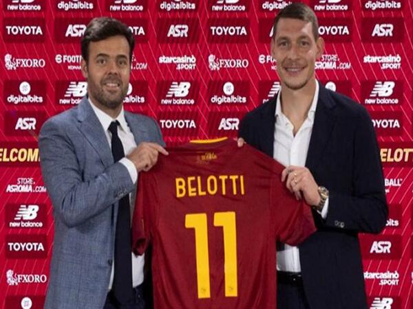 Andrea Belotti resmi diperkenalkan sebagai penggawa anyar AS Roma / via AS Roma Official