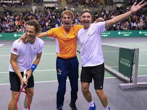 Belanda terkualifikasi di Davis Cup Finals untuk kali pertama